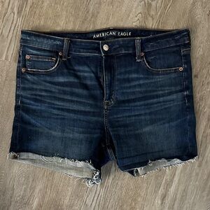 American Eagle Outfitters Women's Deep Indigo Jean Shorts